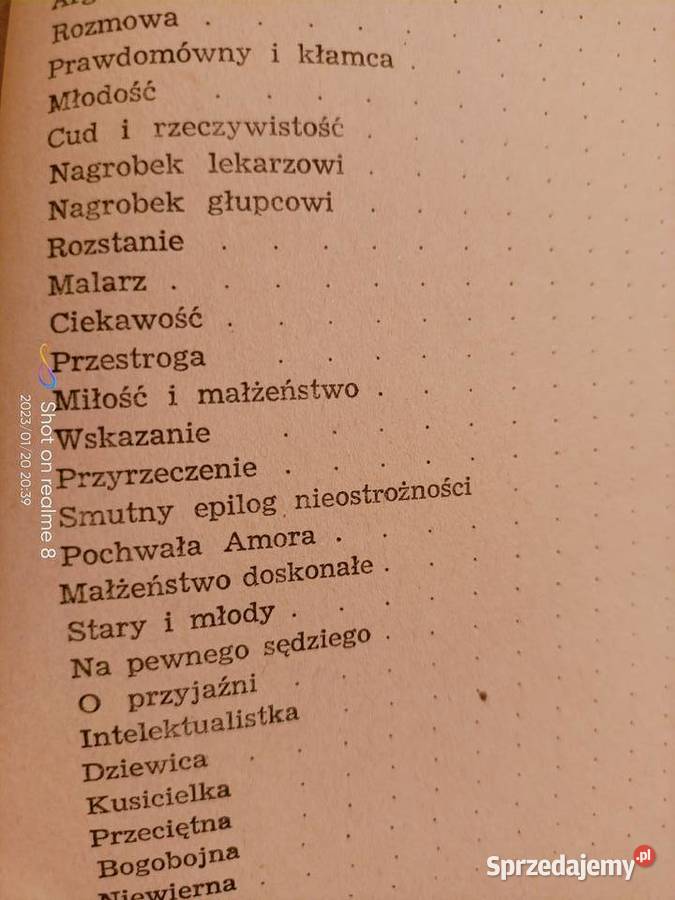 Szpalski Półsłówka satyryk książki Warszawa Rok wydania 1955
