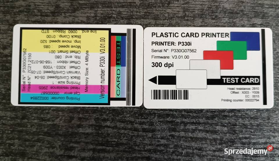DRUKARKA KART PLASTIKOWYCH ZEBRA P330i Gwarancja Druk w kolorze śląskie Myszków