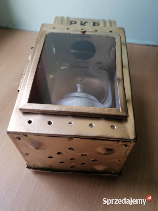 Stara konduktorska lampa karbdowa Kraków