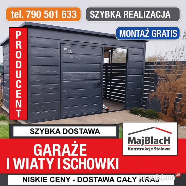 CAŁA POLSKA Schowek Ogrodowy Altanka Wiatka Przasnysz