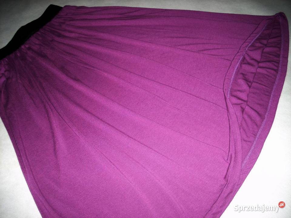 Wrzosowa lejąca spódnica wiskoza 34 36 sprzedam