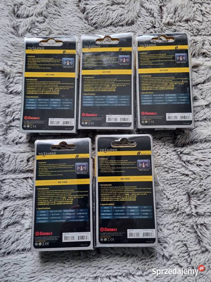 5 Wentylator TB Silence ENERMAX 80mm uctb8 Bydgoszcz