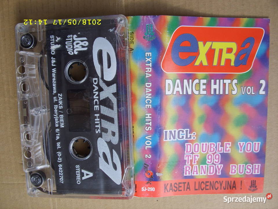 Dance kaseta dance huts VOL 2 J J STUDIO dolnośląskie Wołów