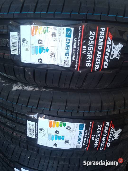Opony letnie 20555 r16 Arivo nowe z Niemiec 55 Łagów