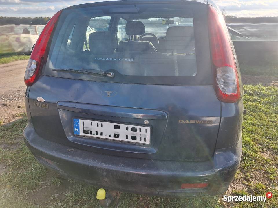 Klapa Tylnia Bagażnika Daewoo Tacuma Wisznice