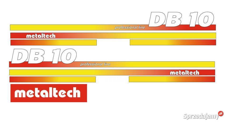 naklejki metal tech db10 db 12 sprzedam