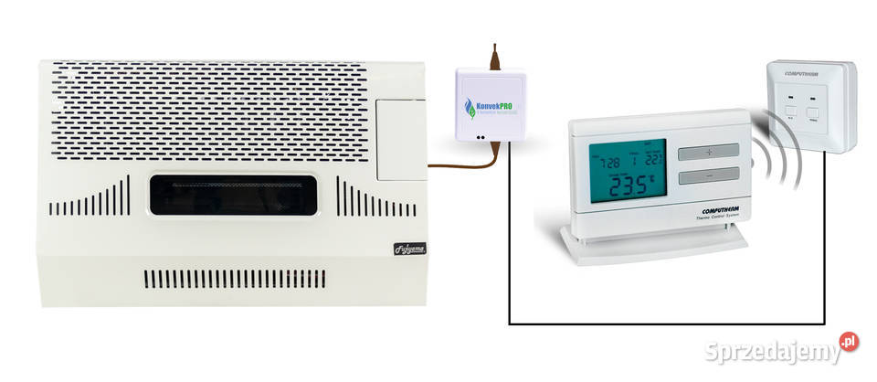 Grzejnik gazowy piecyk gazowy 10kW wentylator Stąporków