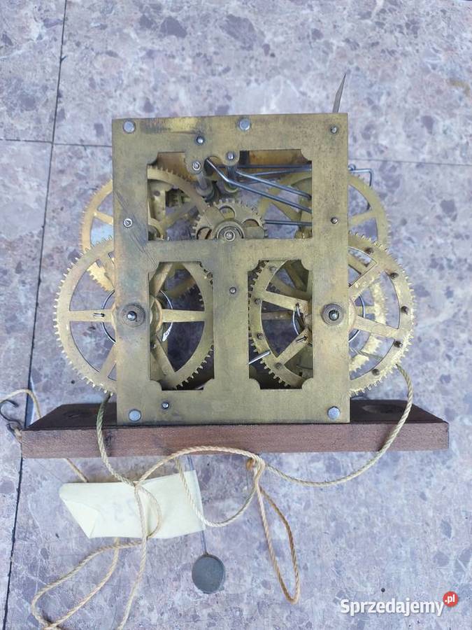 791 Mechanizm starego zegara ściennego Antyki, Sztuka, Kolekcje Tczew