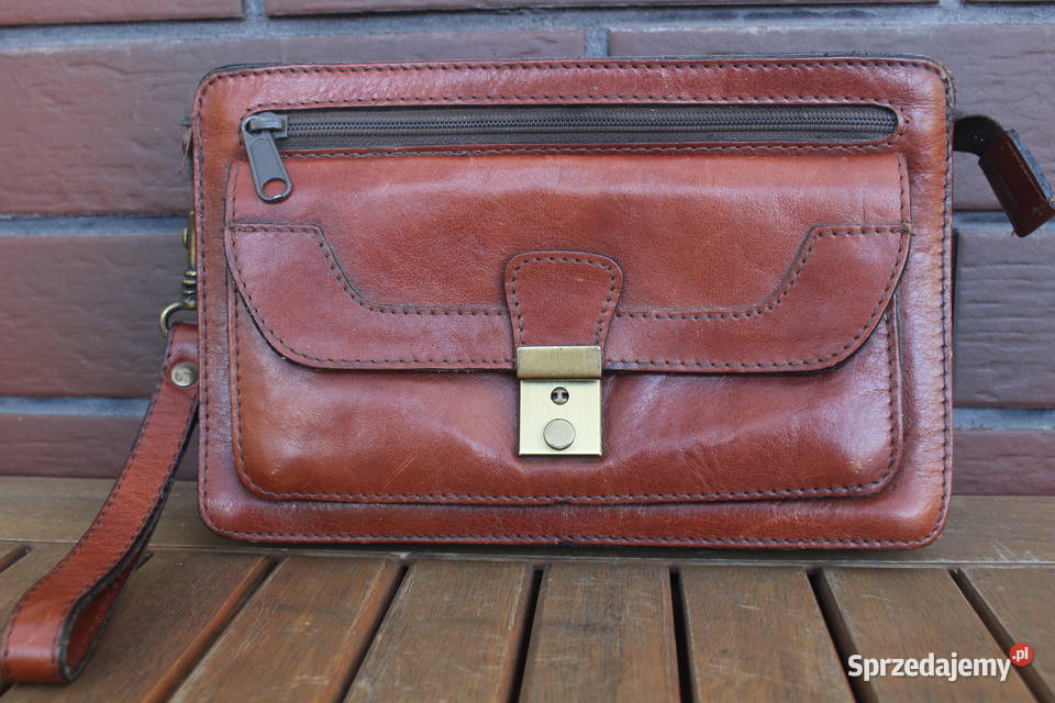 saszetka skórzana Kalisz sprzedam