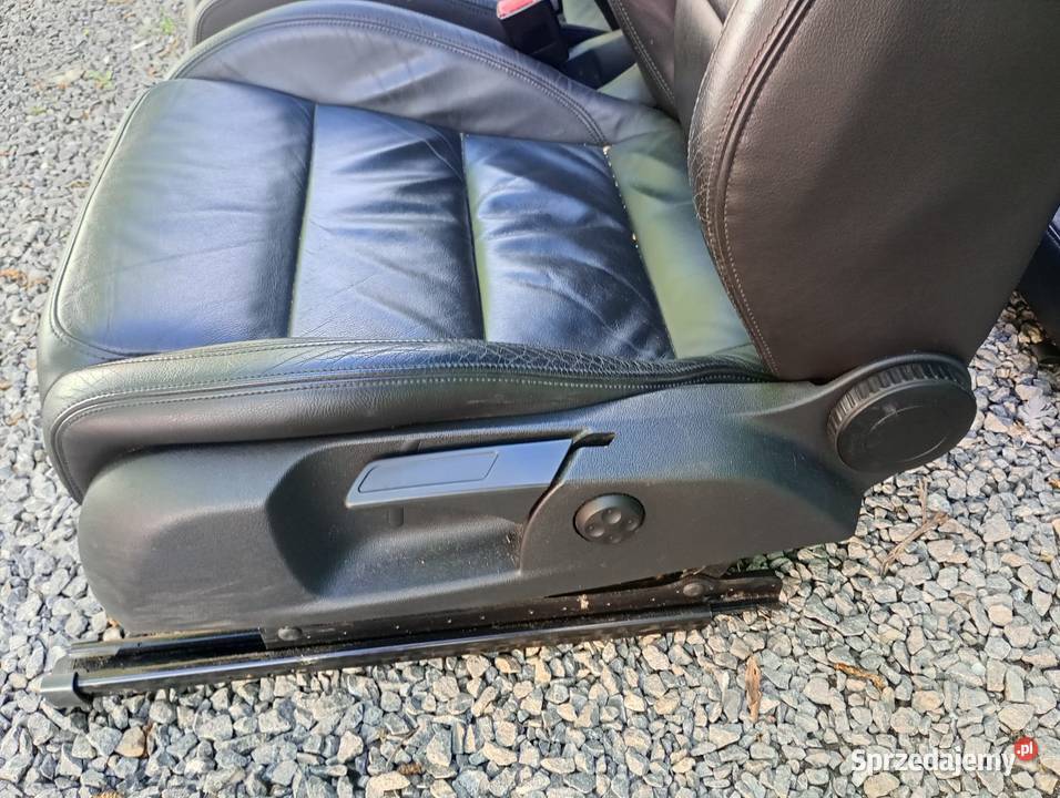Fotele skóra komplet golf 6 5k kombi grzane śląskie Bielsko-Biała
