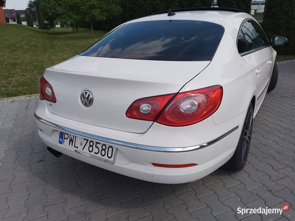 Volkswagen CC 18 TSI 160 Coupe 2011 niski biały Wolsztyn