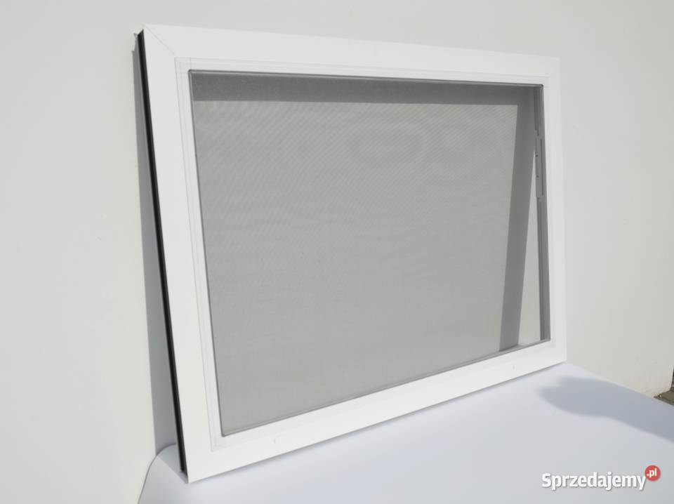 Okno PCV na wymiar białe do garażu obory budynku Krotoszyn