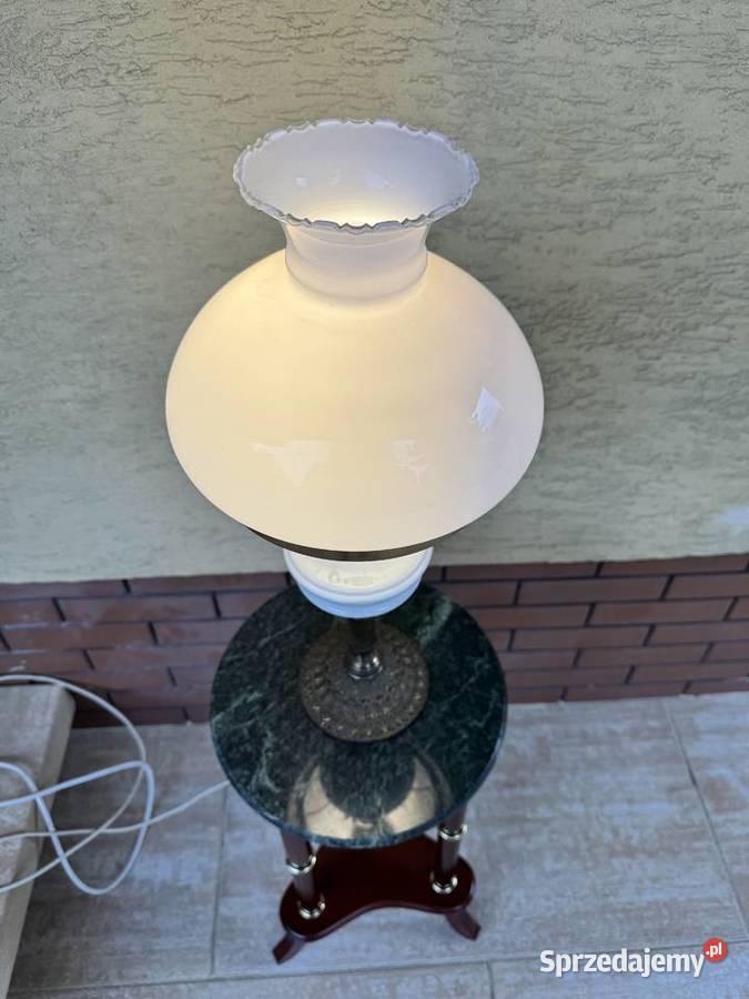 Lampa stołowa stylowa naftowa na biurko lampka