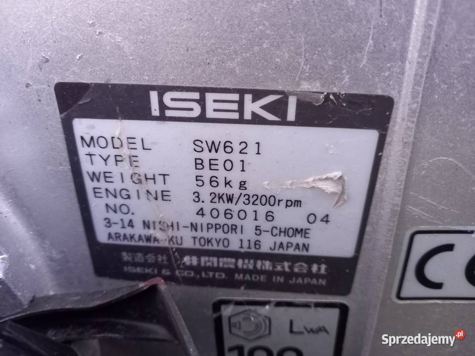 Kosiarka spalinowa Iseki sw621 Kawasaki Wal Łańcut