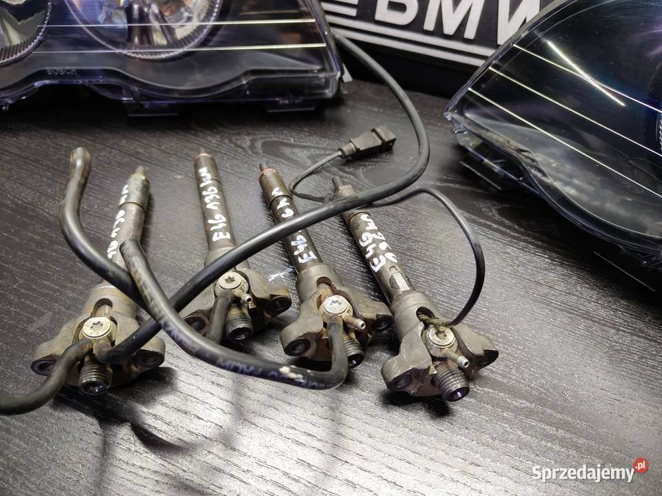 Bmw e46 20d 136 komplet wtrysków 100 sprawne Aleksandrów Łódzki