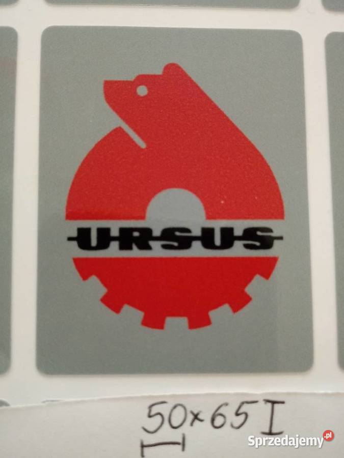 Ursus 1224 naklejka niedźwiedź Warszawa