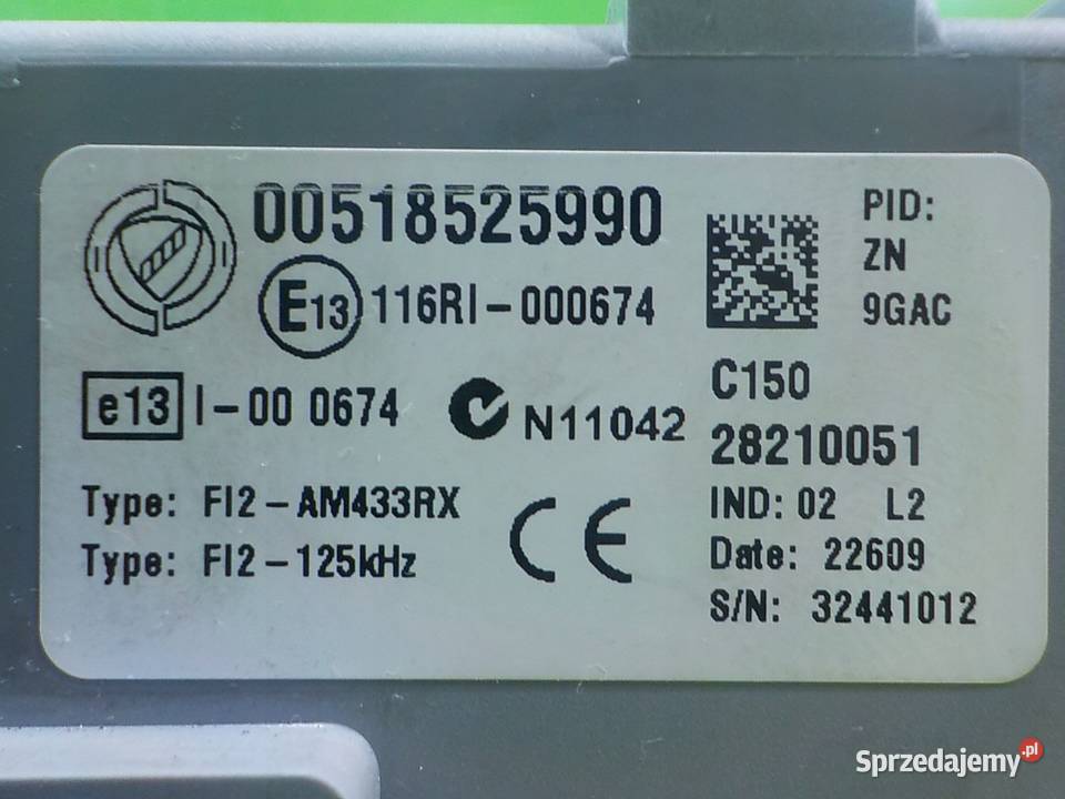 FIAT 500 12 B 09r 3D skrzynka bepiecznikow BSI Suków