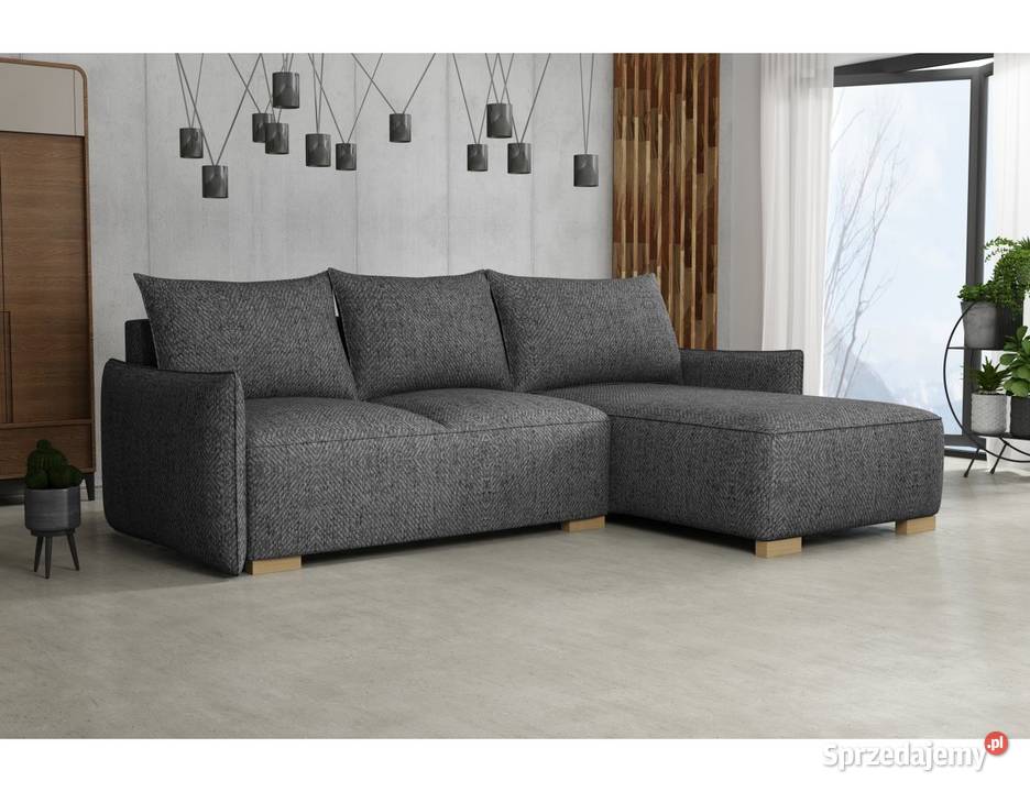 Narożnik z funkcją spania Fokus 240x155 Darmowa Wieruszów