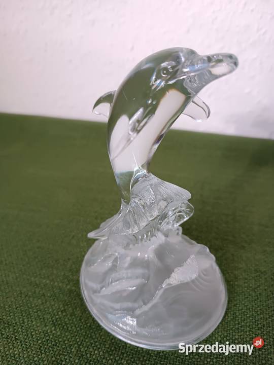 Kryształowa figurka delfina Gorlice