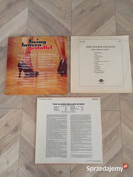 Zestaw 3 płyt winylowych Jazz Swing LP Glenn Krosno Odrzańskie sprzedam