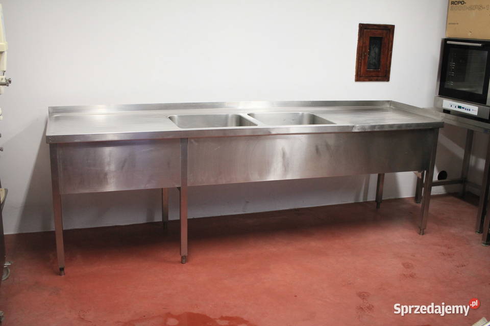Stół gastronomiczny ze zlewem długość 260 Pszczyna sprzedam