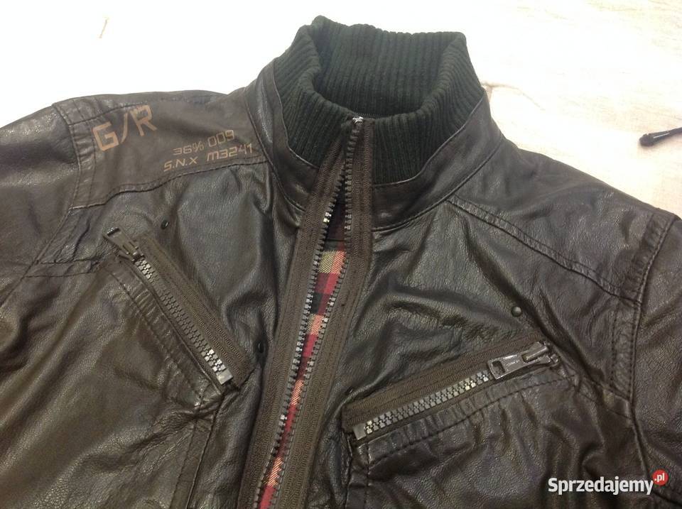 Kurtka Męska Skórzana RIVER ISLAND r M Rozmiar M Nowa Sól