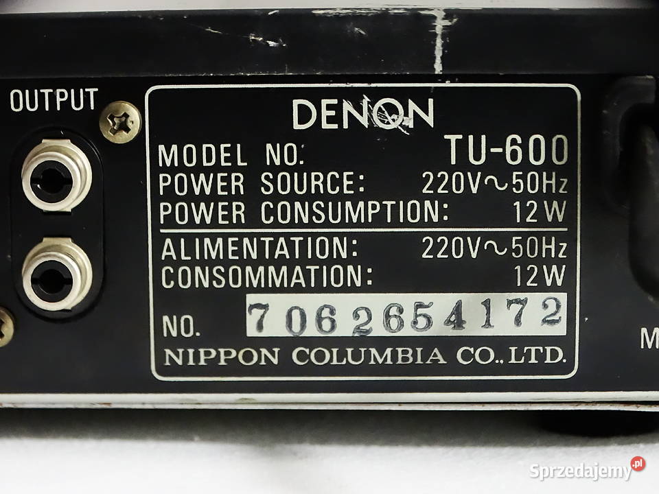 Denon TU600 tuner analogowy AMFM Biłgoraj