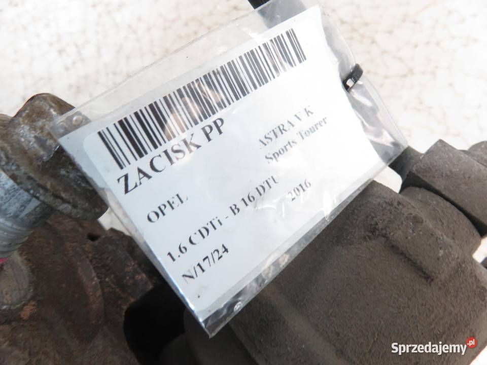 ZACISK PRAWY PRZÓD OPEL ASTRA V K 16 CDTi Zaciski i jarzma małopolskie sprzedam