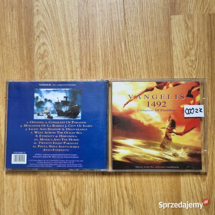 0002 Vangelis na płytach CD Bydgoszcz