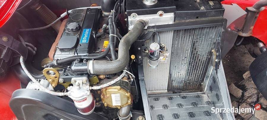 Manitou ładowarka teleskopowa nowe opony Manitou śląskie Wręczyca Wielka sprzedam