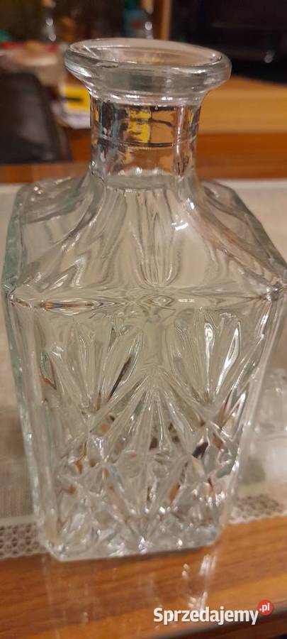 Karafki szklane i kryształowe Warszawa sprzedam