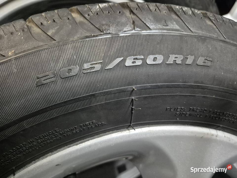Opony 20560R16 wielosezonowe alufelgi komplet