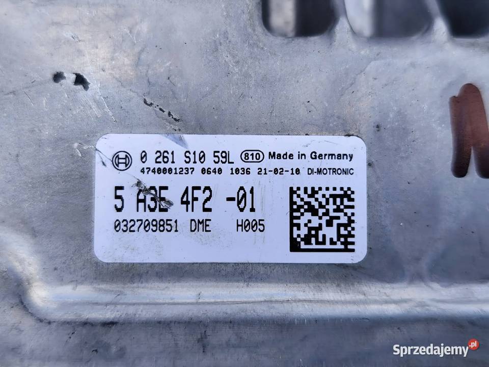 BMW X7 G07 STEROWNIK KOMPUTER SILNIKA CZYSTY ECU wielkopolskie Przemęt sprzedam