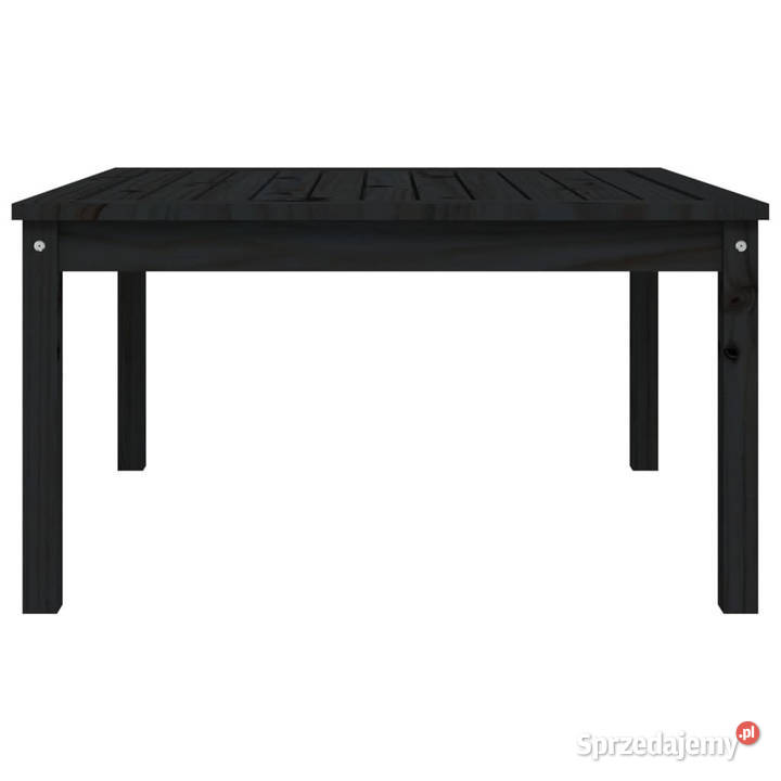 Stolik ogrodowy czarny 825x825x45 lite drewno mazowieckie Warszawa