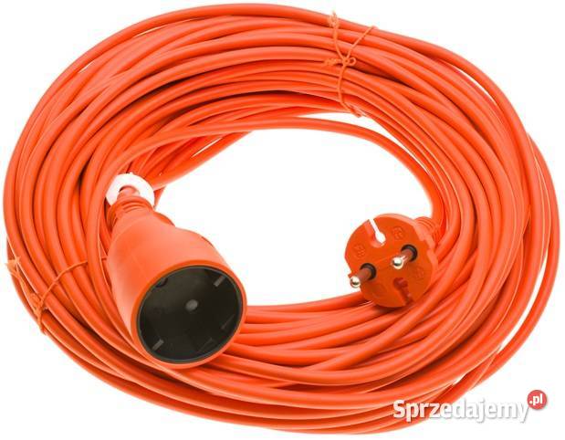 PRZEDŁUŻACZ KABEL SIECIOWY 2x1mm2 230V 30 metrów Opalenica