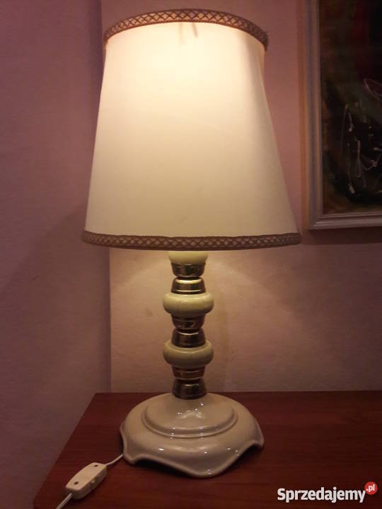 LAMPA CERAMICZNA retro vintage rarytas lata 6070 Gliwice