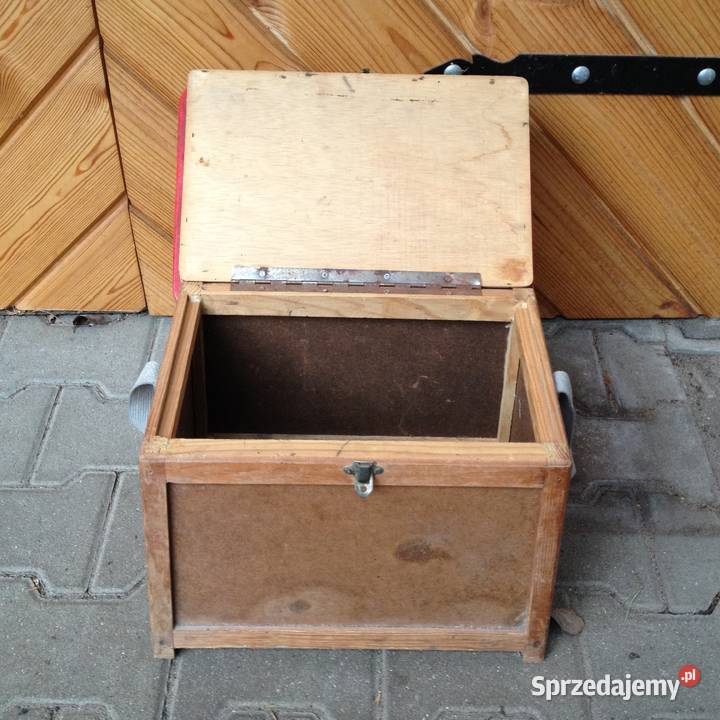Drewniana szafka szafeczka stołek lata 6070te 32cm Warszawa sprzedam