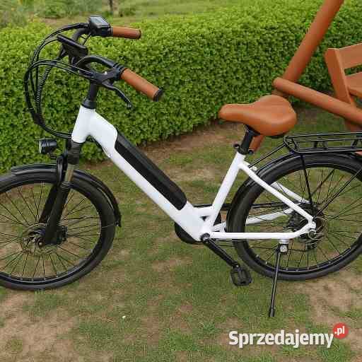 Rower elektryczny 250W 25h bialy Rowery elektryczne kujawsko-pomorskie Nawra