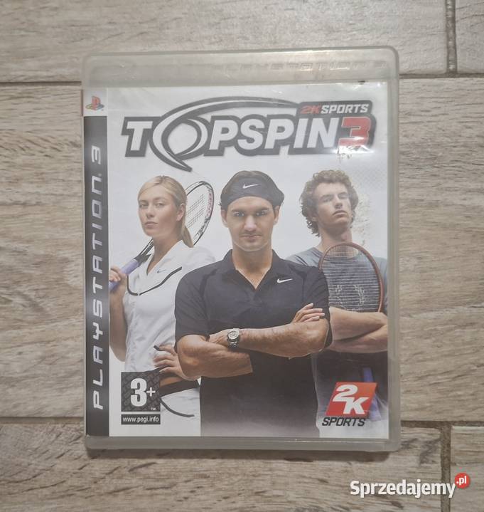 Gra TOP SPIN 3 III 3 PlayStation 3 Żuromin sprzedam