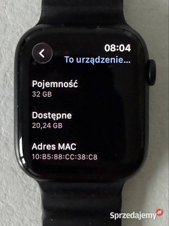 Zegarek Apple Watch 8 45mm 2 rozmiary ori pasków Legionowo