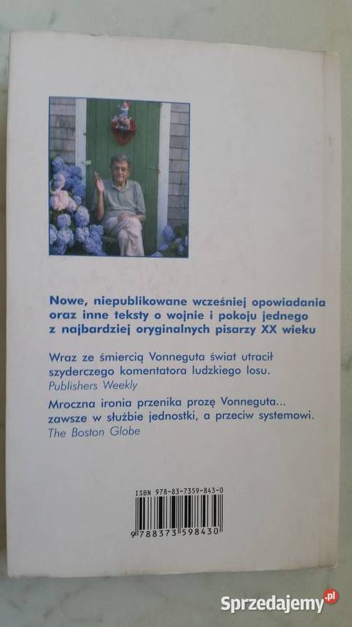 Armagedon w retrospektywie KURT VONNEGUT Rok wydania 2010 lubelskie Puławy sprzedam