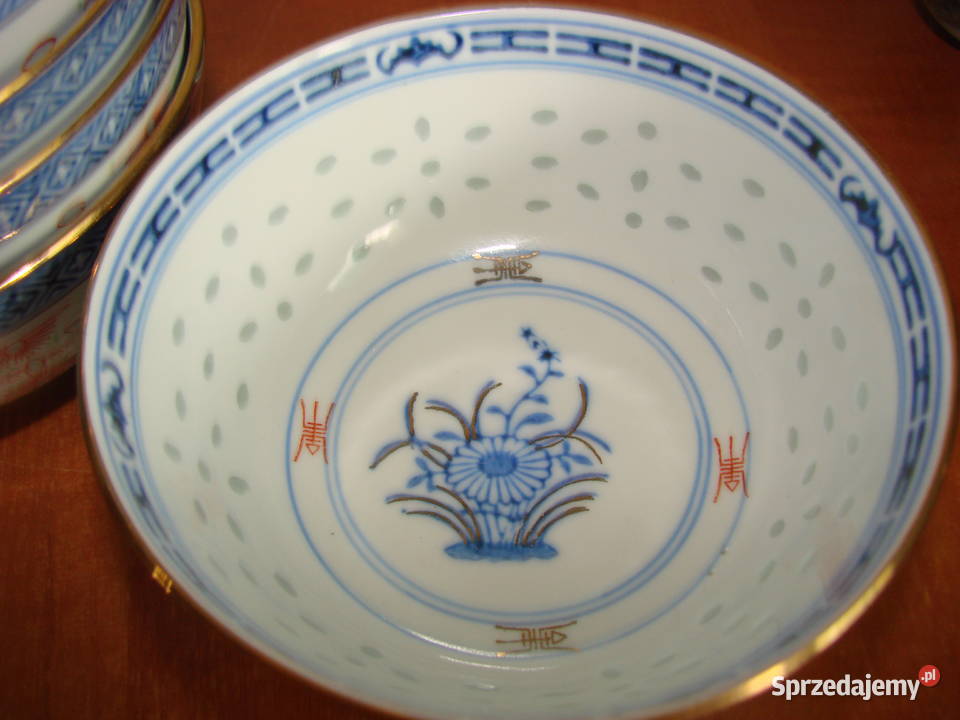 chińska ryżowa porcelana miseczka