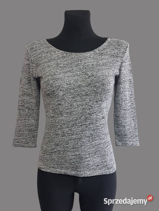 Damski szary cienki sweter z 34 rękawem Reserved Rozmiar 36(S) Chrzanów sprzedam