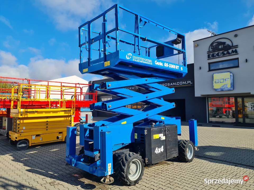 Podnośnik nożycowy spalinowy Genie GS3369RT 2014 małopolskie Dąbrowa Tarnowska