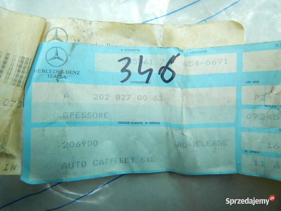 OSŁONA GŁOŚNIKA TYŁ MERCEDES C KLASA W202 OE ASO