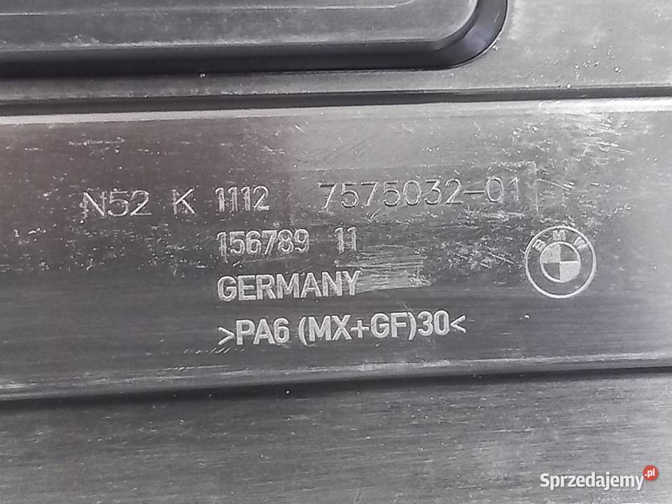 BMW E60 E91 25 30 pokrywa silnika 7575031