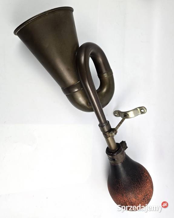 Klakson do zabytkowych aut sygnowany Francja Bronisze