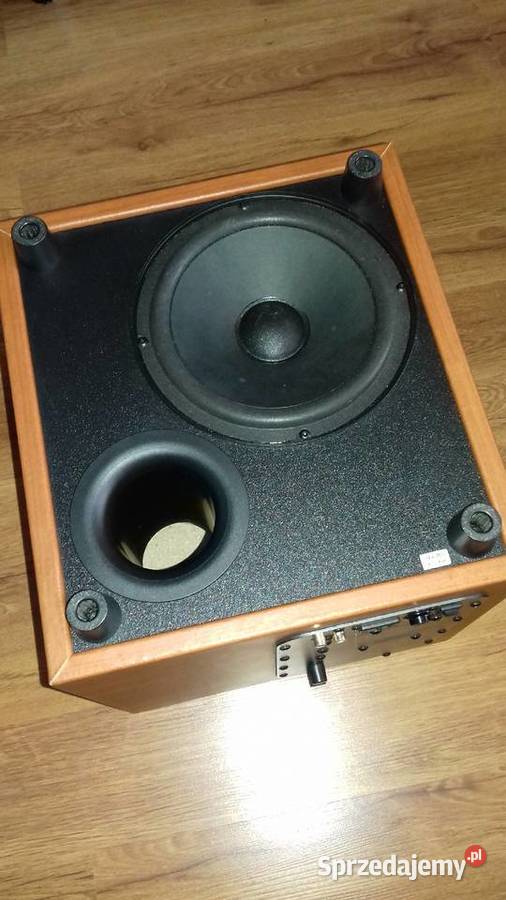 Kolumna głośnik subwoofer drewniany 35W