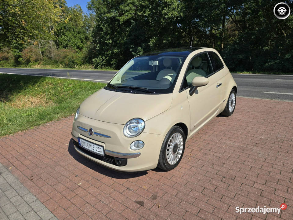Fiat 500 Fiat 500 12 benzynka w pięknym kolorze benzyna wielkopolskie Cielcza