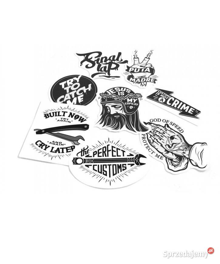 Zestaw naklejek Cafe Racer Bobber Trucker Custom podkarpackie Rzeszów sprzedam